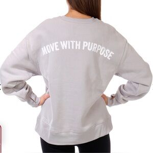 Harmony Balance Move With Purpose Oversized Sweatshirt L NWT